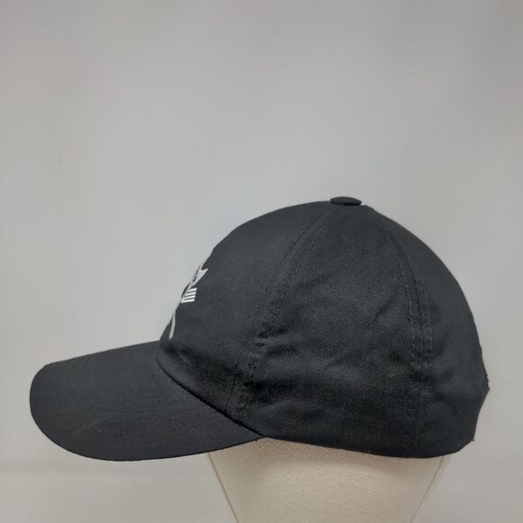 Townies Strapback Hat Black One Size Adjustable Embroidered Vented Holes Cotton - Picture 3 of 8